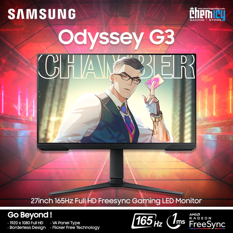 Samsung Odyssey G3 27inch 165Hz Full HD Freesync Gaming LED Monitor