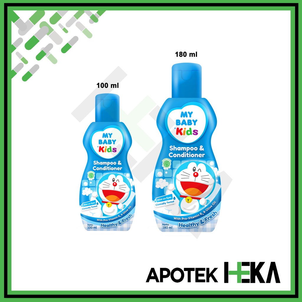 My Baby Kids Shampoo &amp; Conditioner Healthy &amp; Fresh Blue Biru 2in1 Anak (SEMARANG)