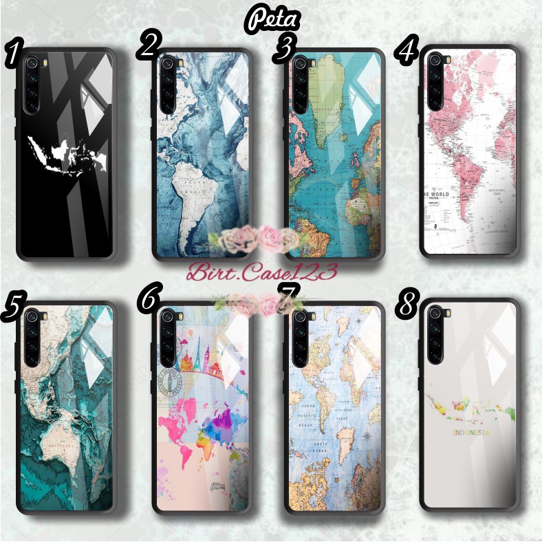 BC Case casing softcase silikon Gambar PETA back case glass samsung j2prime j3 j5 a01 a51 a71 etc