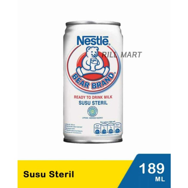 

BEAR BRAND susu steril 189ml