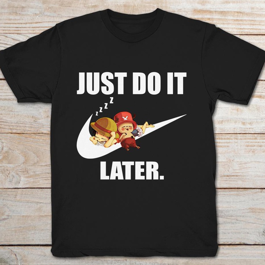 Tshirt Onepiece Luffy X Chopper N*k* Parody Just Do It