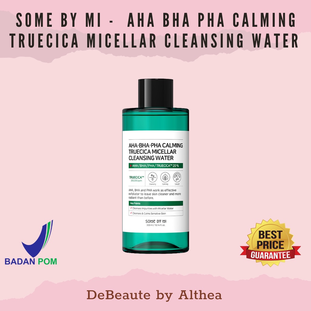 [BPOM] Some By Mi / SOMEBYMI - AHA BHA PHA Calming Truecica Micellar Cleansing Water 300ml