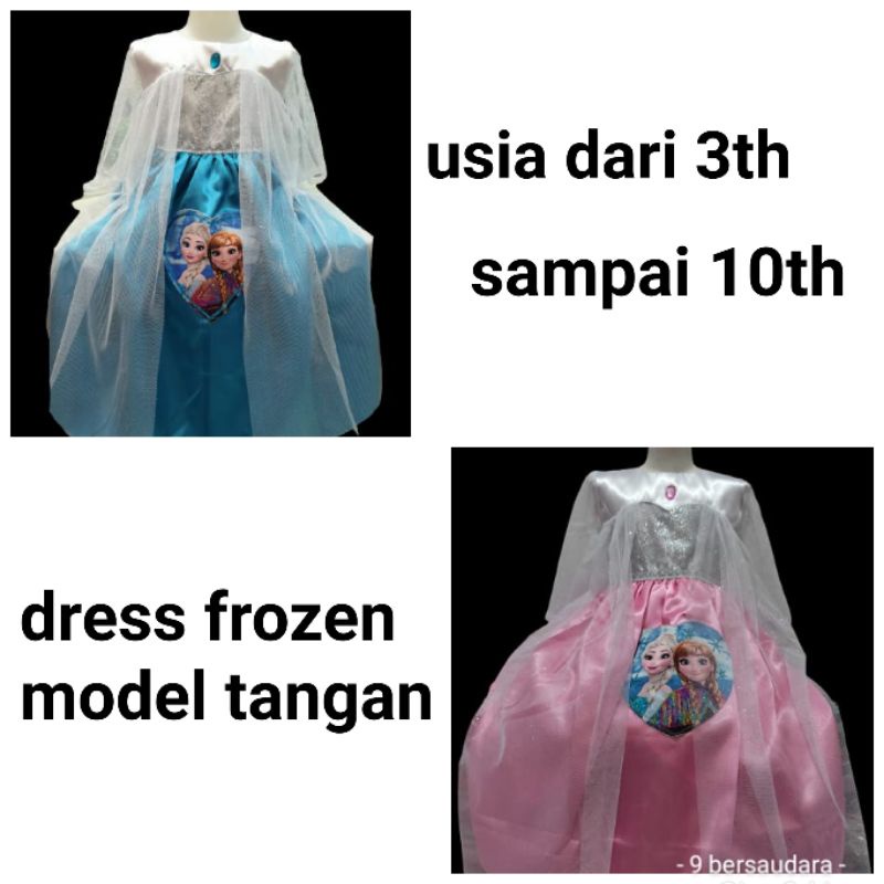 GAUN FROZEN / DRESS PRINCESS FROZEN