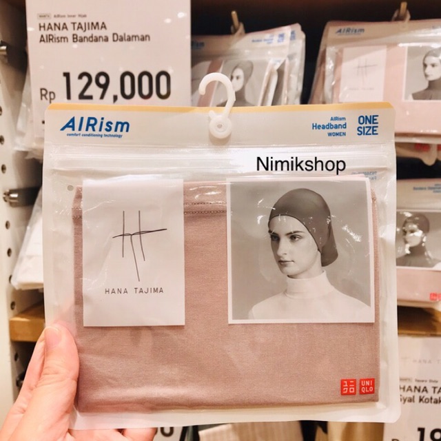 (Original) UNIQLO Ciput AIRISM Hana Tajima bandana inner hijab jilbab SALE