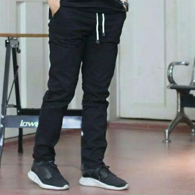 Celana Chinos Pria Panjang (Celana Chinos Pria Panjang Pinggang Color) Premium Disdtro