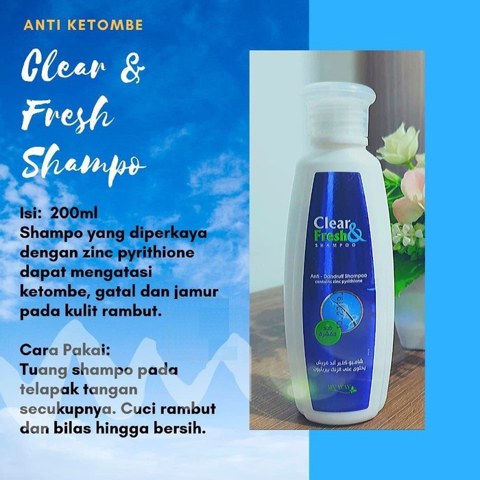 Shampo Anti Ketombe yang ampuh, Clear & Fresh Shampo My Way, Shampo Ketombe