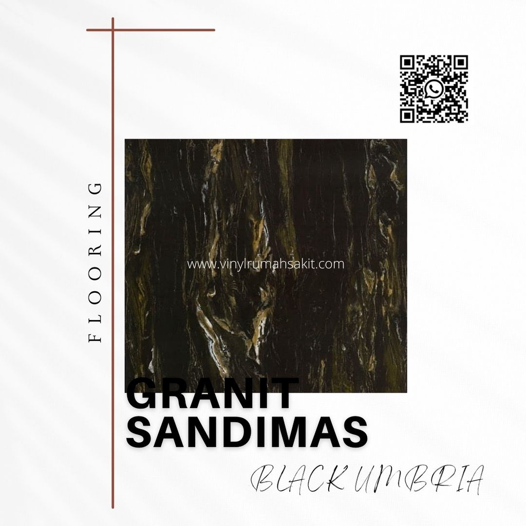 GRANIT LANTAI SANDIMAS - kode BlackUmbria 60x60 1.44m2/box BERKUALITAS
