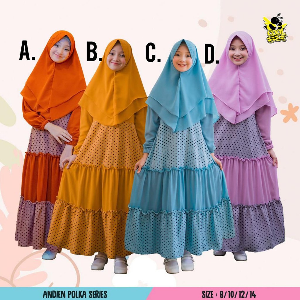 Gamis andien polka by Coolbee