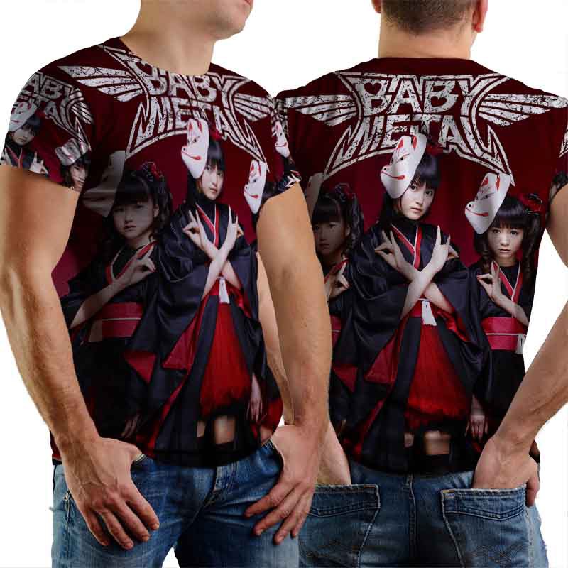 Kaos Baby Metal Band Tshirt Fullprint Babymetal