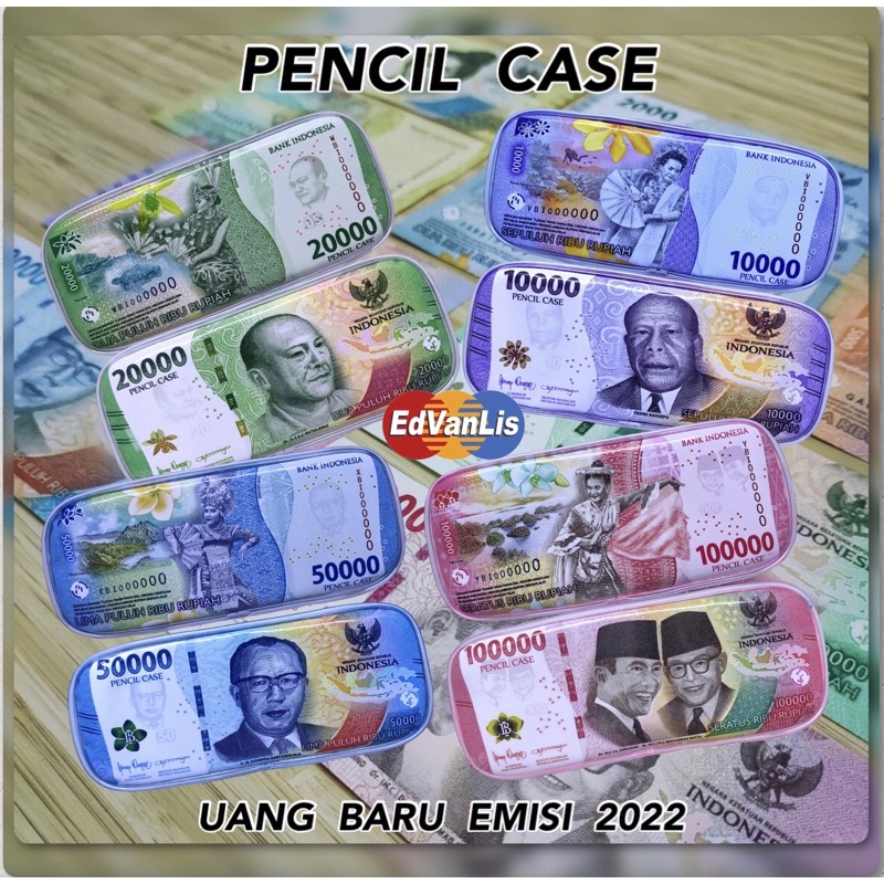 

Tempat Pensil Segi 4 Money new emisi 2022