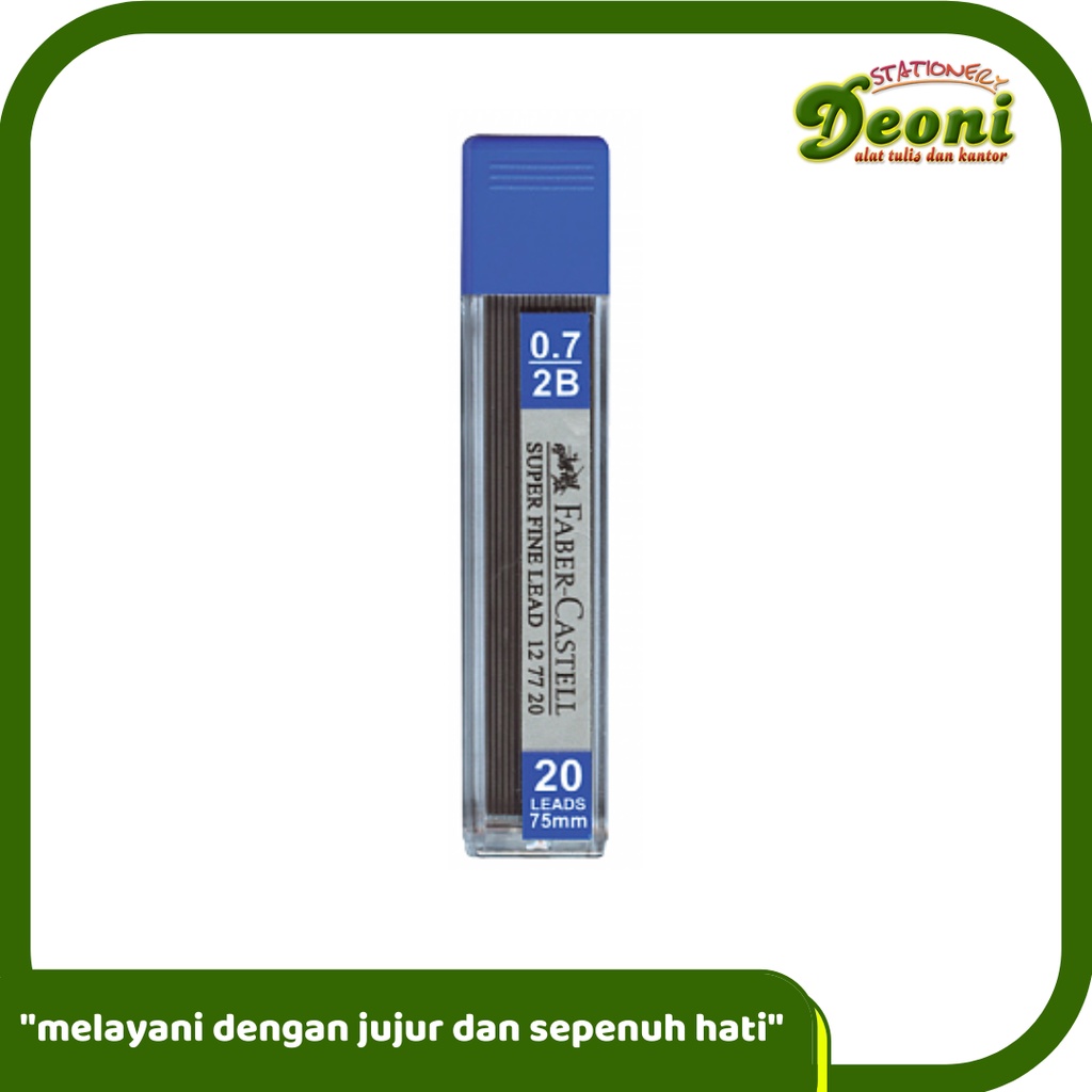 

FABER-CASTELL Superfine Leads 2B 0.7mm isi Pensil Mekanik