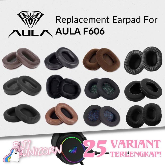 Earpad Earcup Ear Cushion AULA F606 F 606 F-606 Busa Bantalan Foam