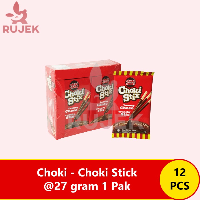 

Biskuit Stik Choki Choki Salut Cokelat