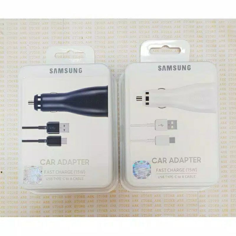 Car Charger type c charger Mobil Samsung S8 S8 Plus A3 A5 A7 2017 Usb Type C ORI 100%