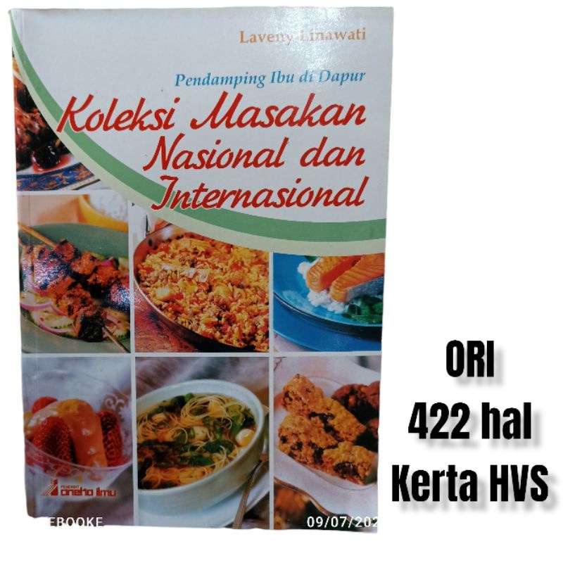 BUKU RESEP KOLEKSI MASAKAN NASIONAL DAN INTERNATIONAL 422 HAL