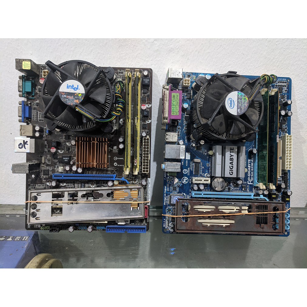 PAKET MOBO + PROC CORE 2 DUO + RAM 2GB DDR3 + HDD 160GB