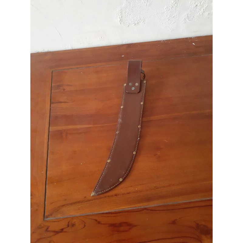 sarung kulit pisau sembelih cimeter 36 cm original kulit sapi