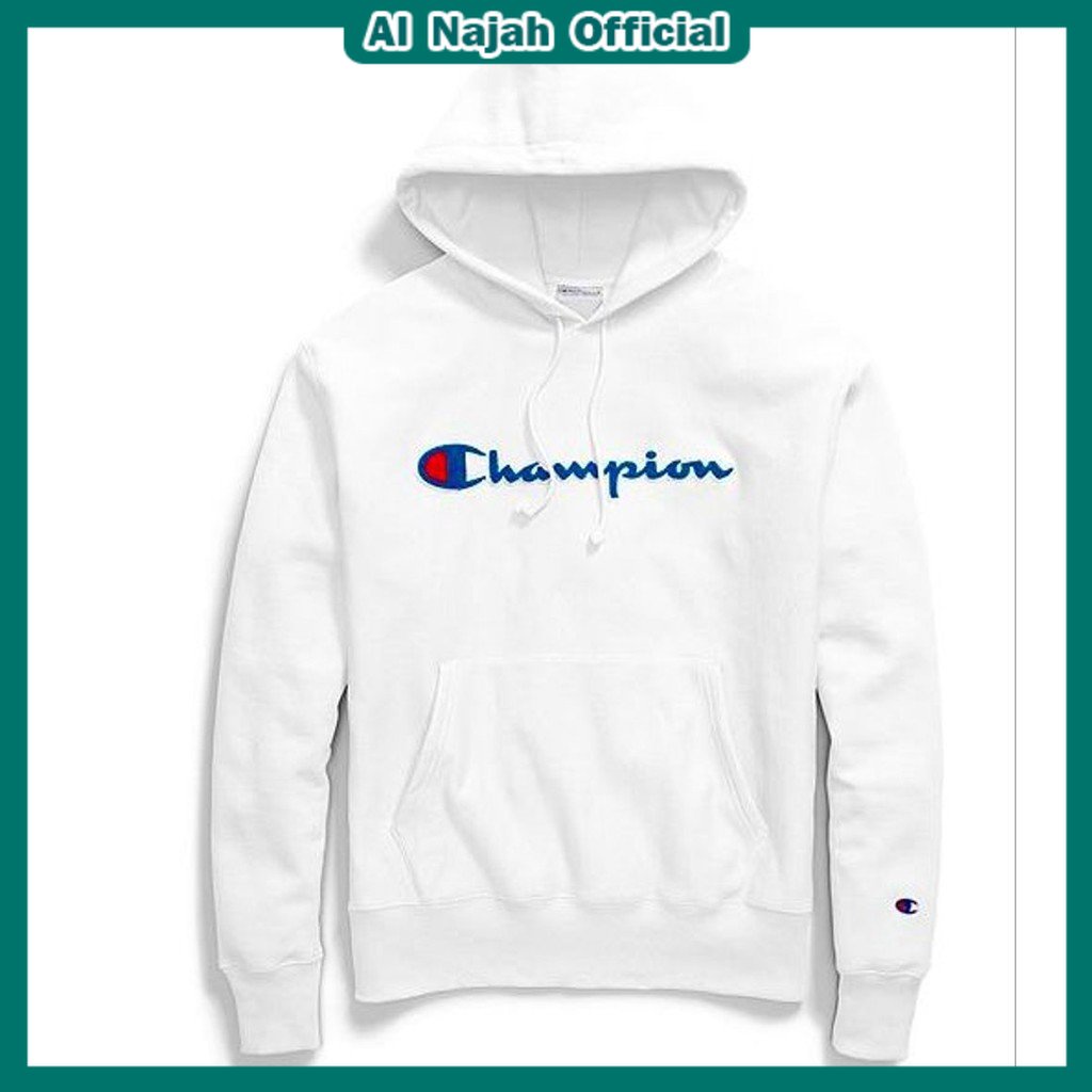 Sweater Hoodie Champion Bordir Jaket Hoodie Champion (Pria&amp;Wanita)