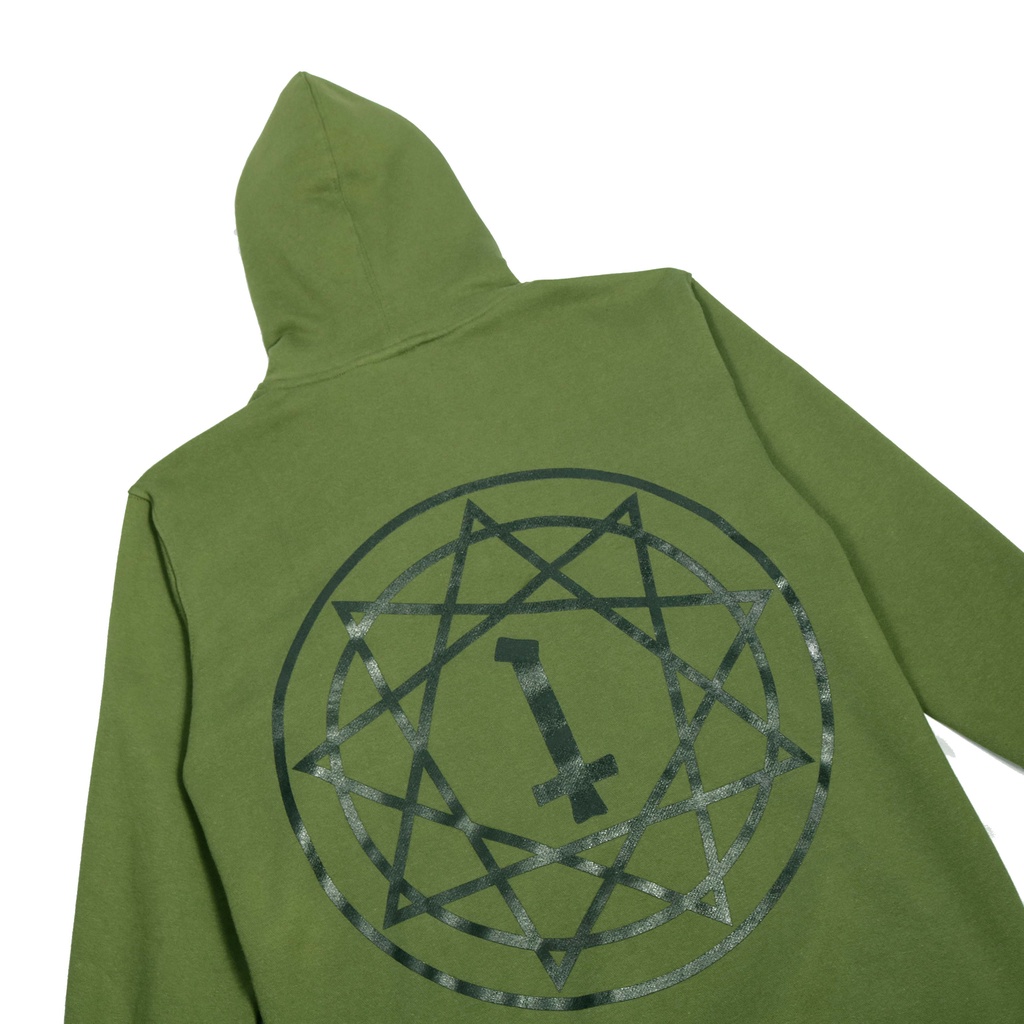 Heretic - Pullover Hoodie - Green Pentagram