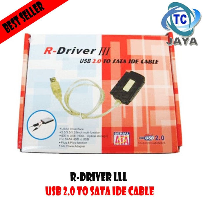 R-DRIVER lll USB 2.0 TO SATA IDE CABLE