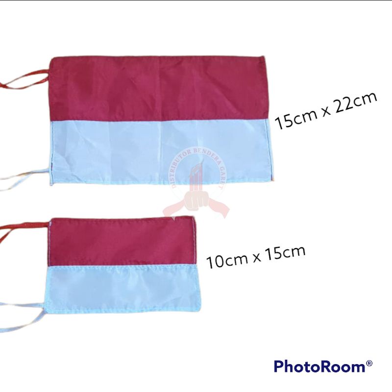 bendera kecil merah putih 15cm x 10cm