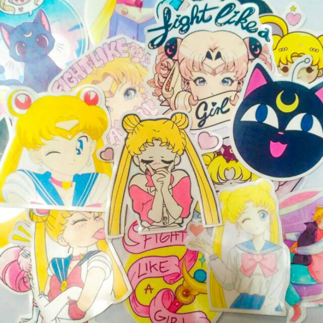 

Sailor Moon Removable Sticker Pack include 26 pcs Aesthetic