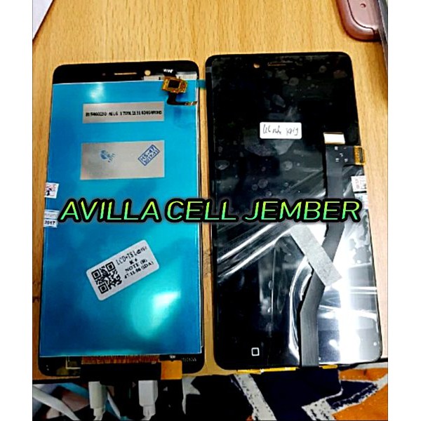 LCD TOUCHSCREEN FULLSET LENOVO K6 NOTE-BLACK HITAM Murah