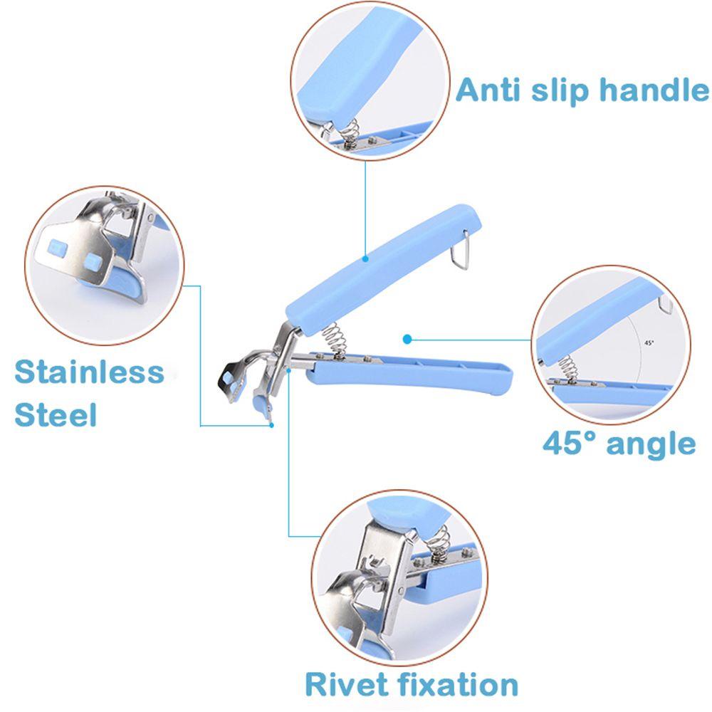 Suyo Klip Penjepit Piring Multifungsi Bahan Stainless Steel Untuk Microwave / Oven