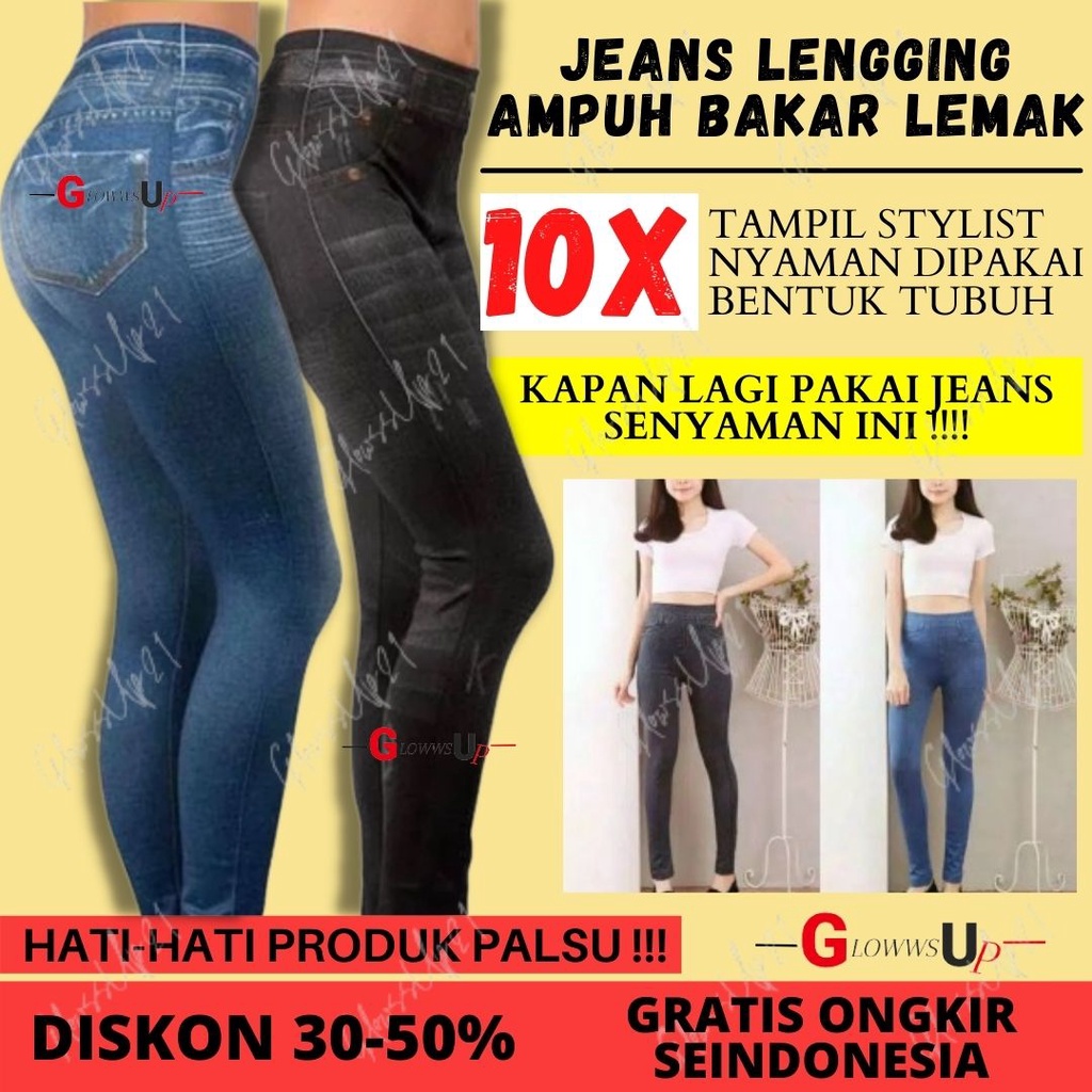 SLIM N FIT CARESSE JEANS - SLIMMING JEANS LEGGING PELANGSING