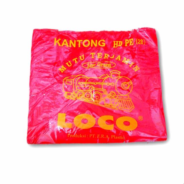 Jual Plastik Loco Tebal Ukuran 4035282417 Merah Bukan Eko Plastik Merk Loco Shopee 7878