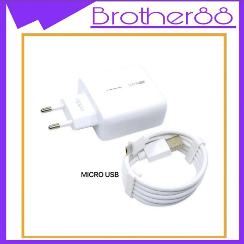 CHARGER CASAN OPPO 65W RENO ACE 2 USB MICRO SUPER VOOC