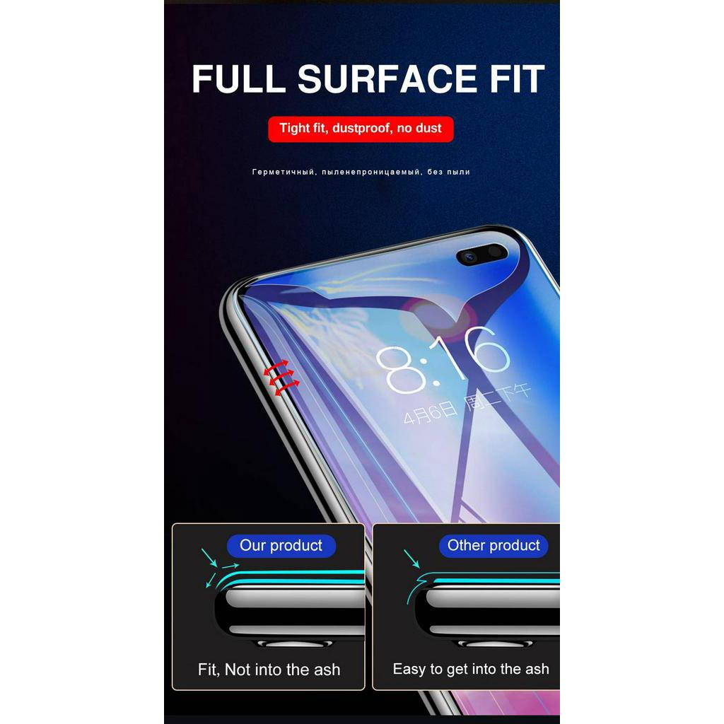 Full Curved Screen Hydrogel Film For Samsung S7 Edge S8 S9 S10 S20 Plus Screen Protector For Samsung Note 8 9 10 Anti Blue-ray not glass