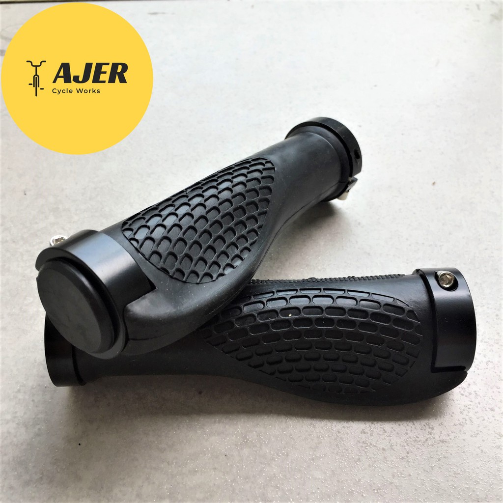 Hand Grip Sepeda double lock Golok ergonomis Anti selip handfat bar stang handlebar molen nyaman