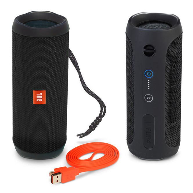 JBL FLIP 4 BLUETOOTH SPEAKER ORIGINAL 12 BULAN GARANSI HITAM