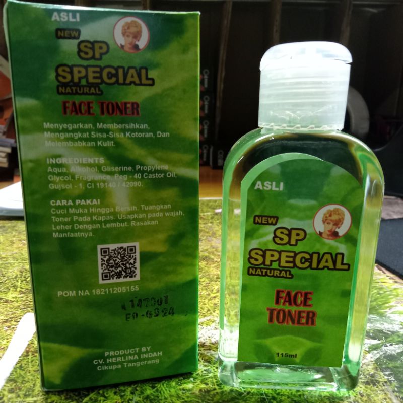 TONER SP HIJAU SPECIAL NATURAL 115 ML