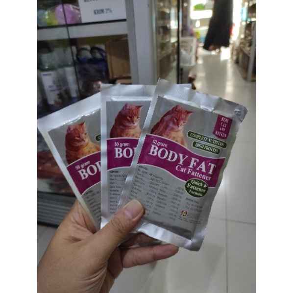 BODY FAT VITAMIN PENGGEMUK KUCING