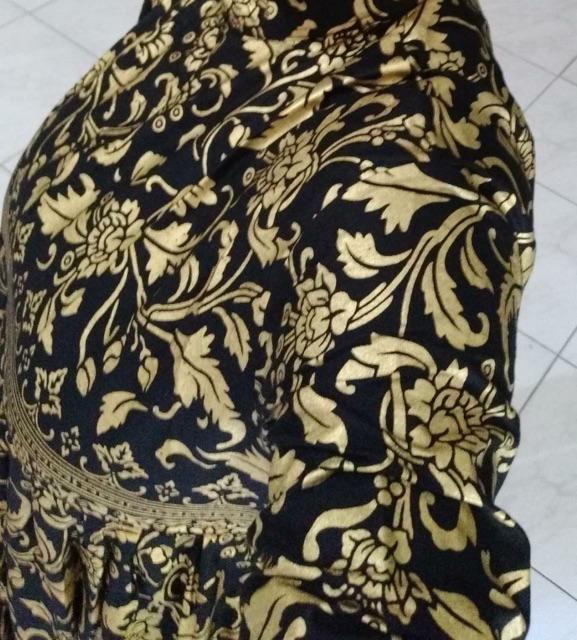 Ms Gamis Batik Sriwedari Maxi Super Jumbo Xxxl Ld 120c. Bumil/busui Katun Sogan