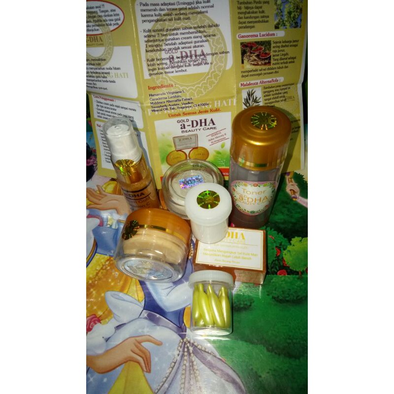 Dha gold super original Paket lengkap