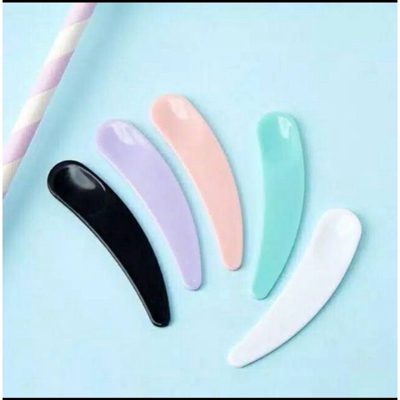 SPATULA MASKER TEBAL | SPATULA MINI PASTEL