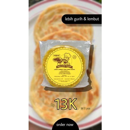 

roti cane roti maryam lebih lembut&gurih berat 300gr