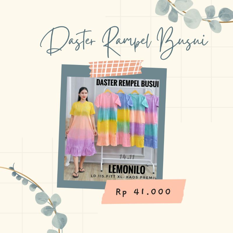 Daster Wanita Daster Busui Daster Rempel Daster Busui Rempel Murah