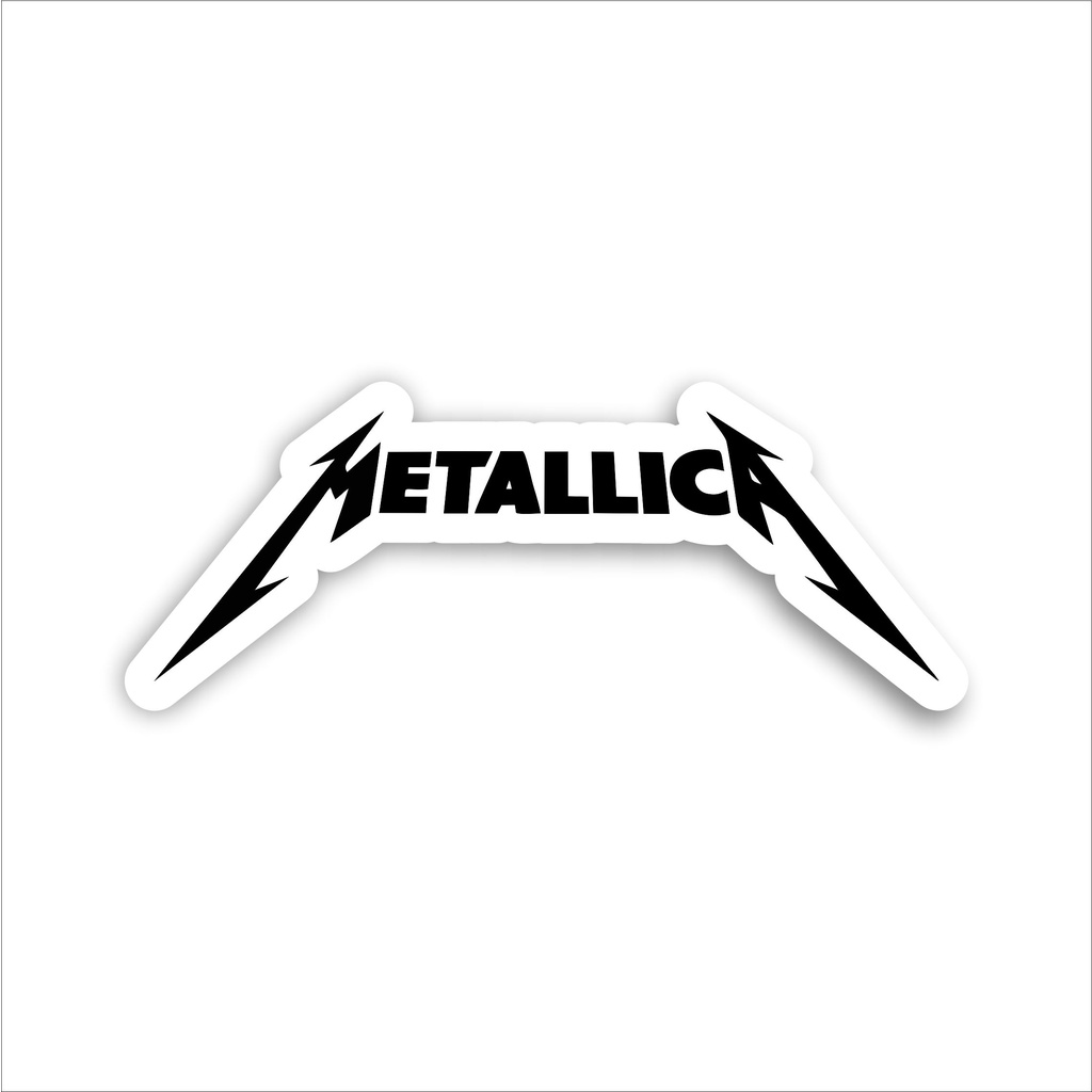 

stiker metalica stiker band stiker satuan waterproof tingga tempel