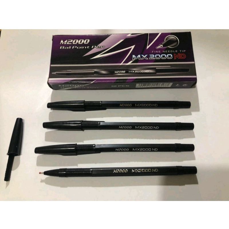 

1 PCS Pulpen Hitam Bolpoin M2000