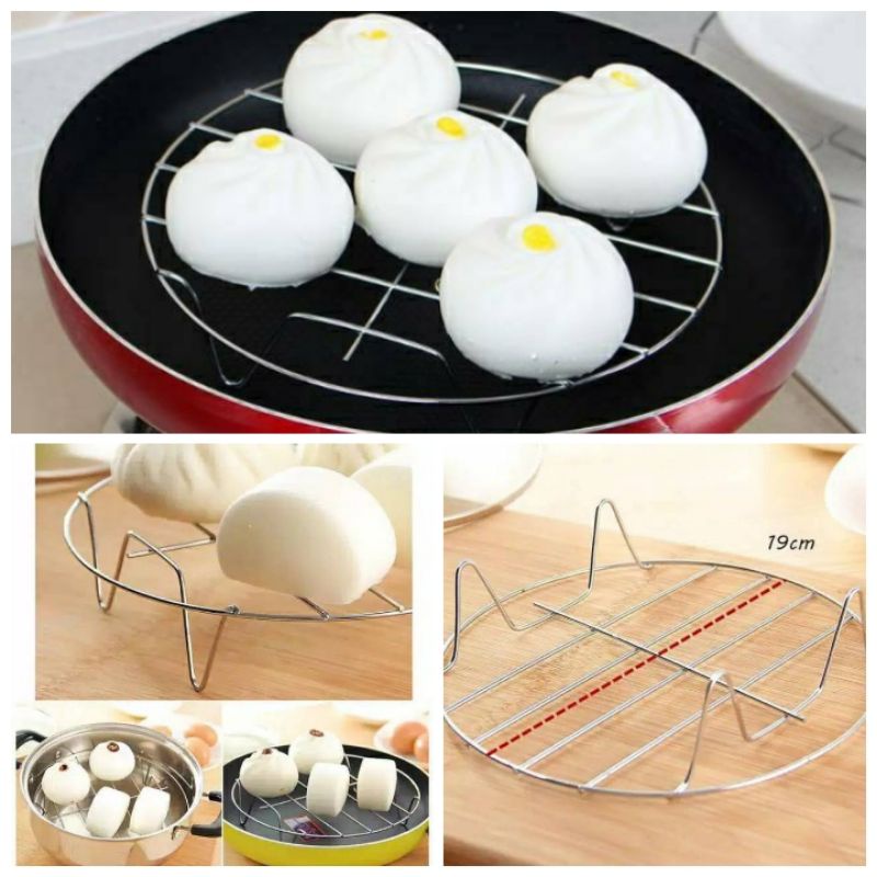 Alas Kukus Alas Anti Panas Tatakan Panci Stainless Steel