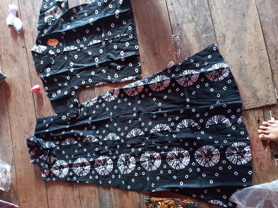 Couple Cardi Melia Mahkota Maxi Batik Sogan Sarimbit Outer Seragam Kerja Kondangan Modern Kardigan