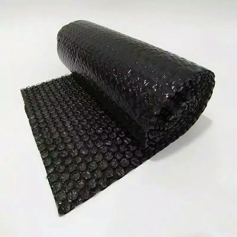 

BUBBLE WRAP HITAM TAMBAHAN PENGAMAN PACKING BARANG, MURAH