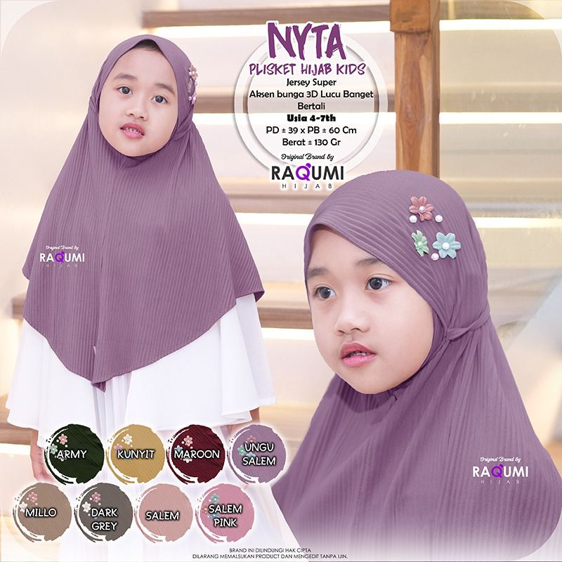 NYTA PLISKET HIJAB BY ORI RAQUMI HIJAB