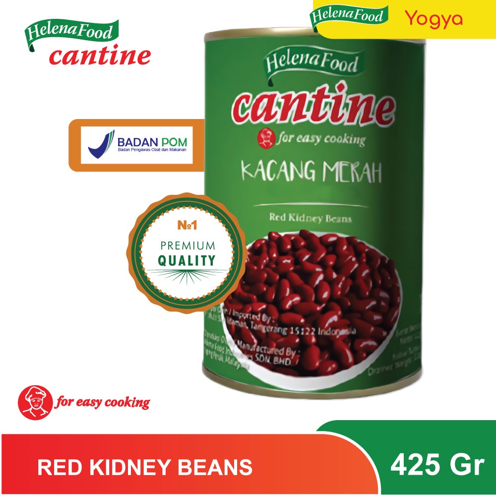 

Kacang merah Kaleng Cantine Red Kidney Beans 425g