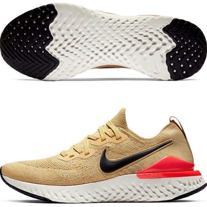 TERBAIK ALAT FITNESS SIXPACK► NIKE EPIC REACT FLYKNIT 2 - CLUB GOLD ORIGINAL BNIB KORTING