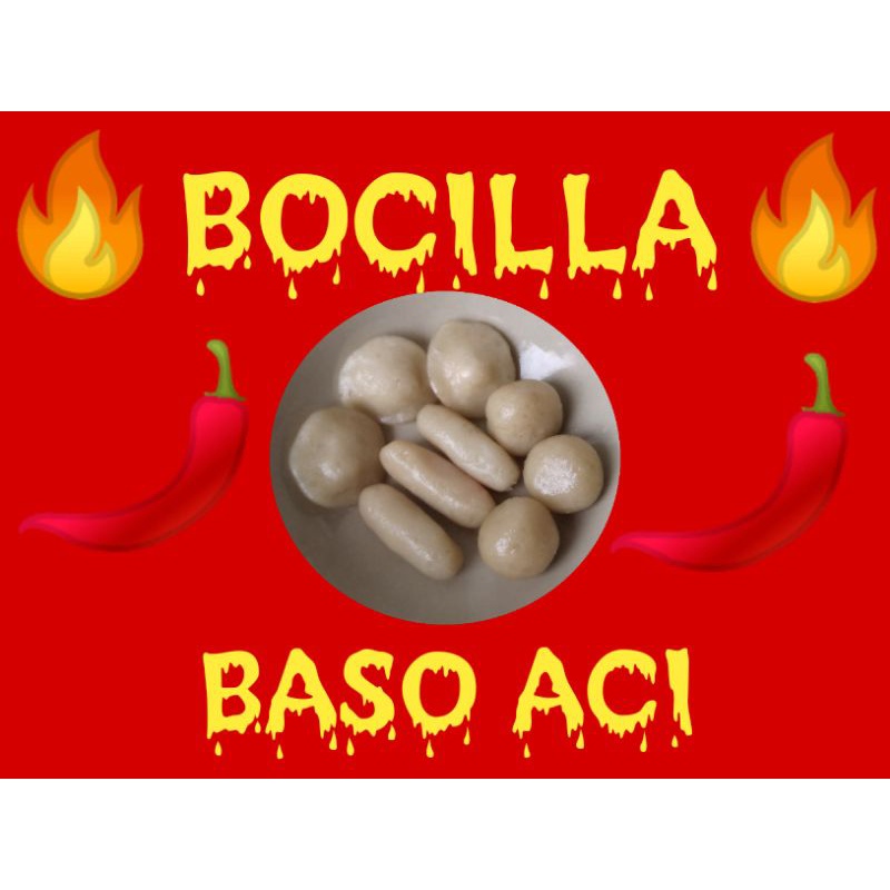 

cilok / Baso Aci isi Ayam, Gajih, Sosis